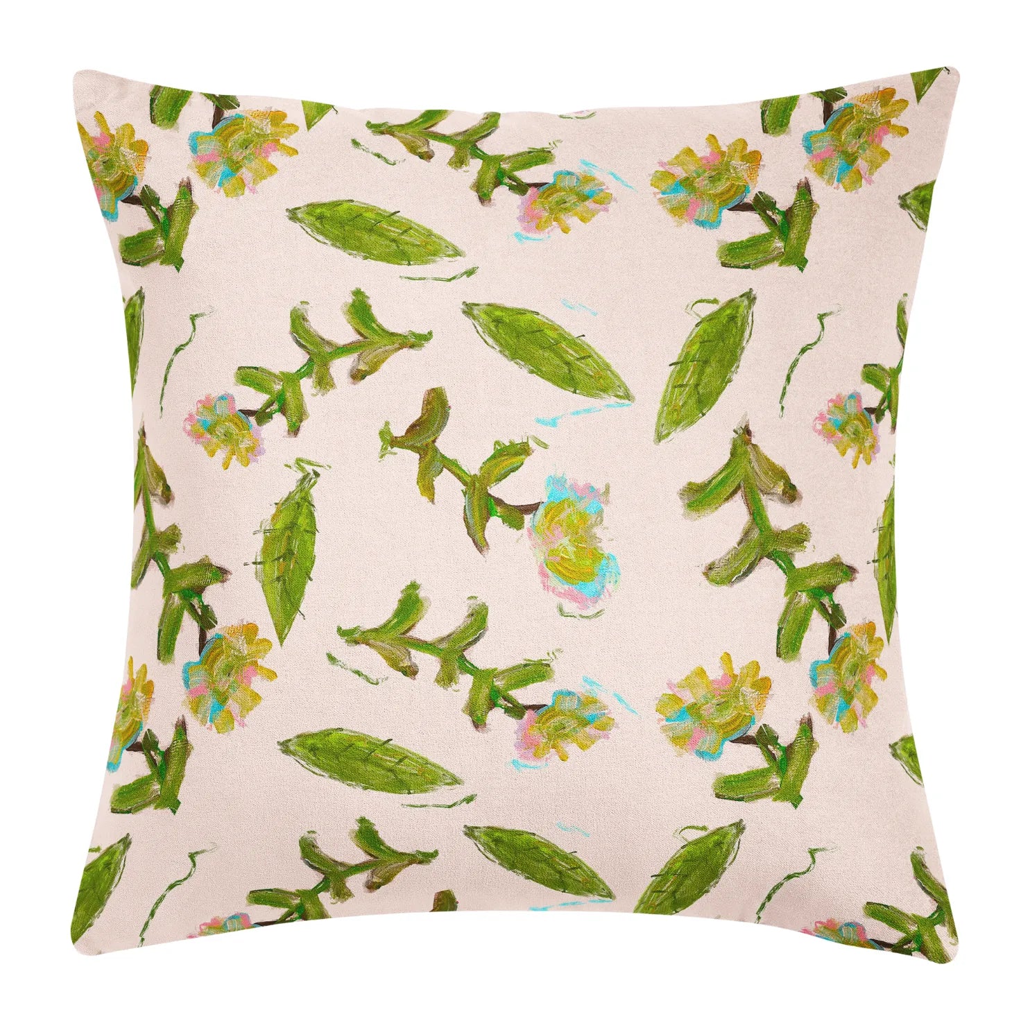 Flor Rosa 22x22 Pillow