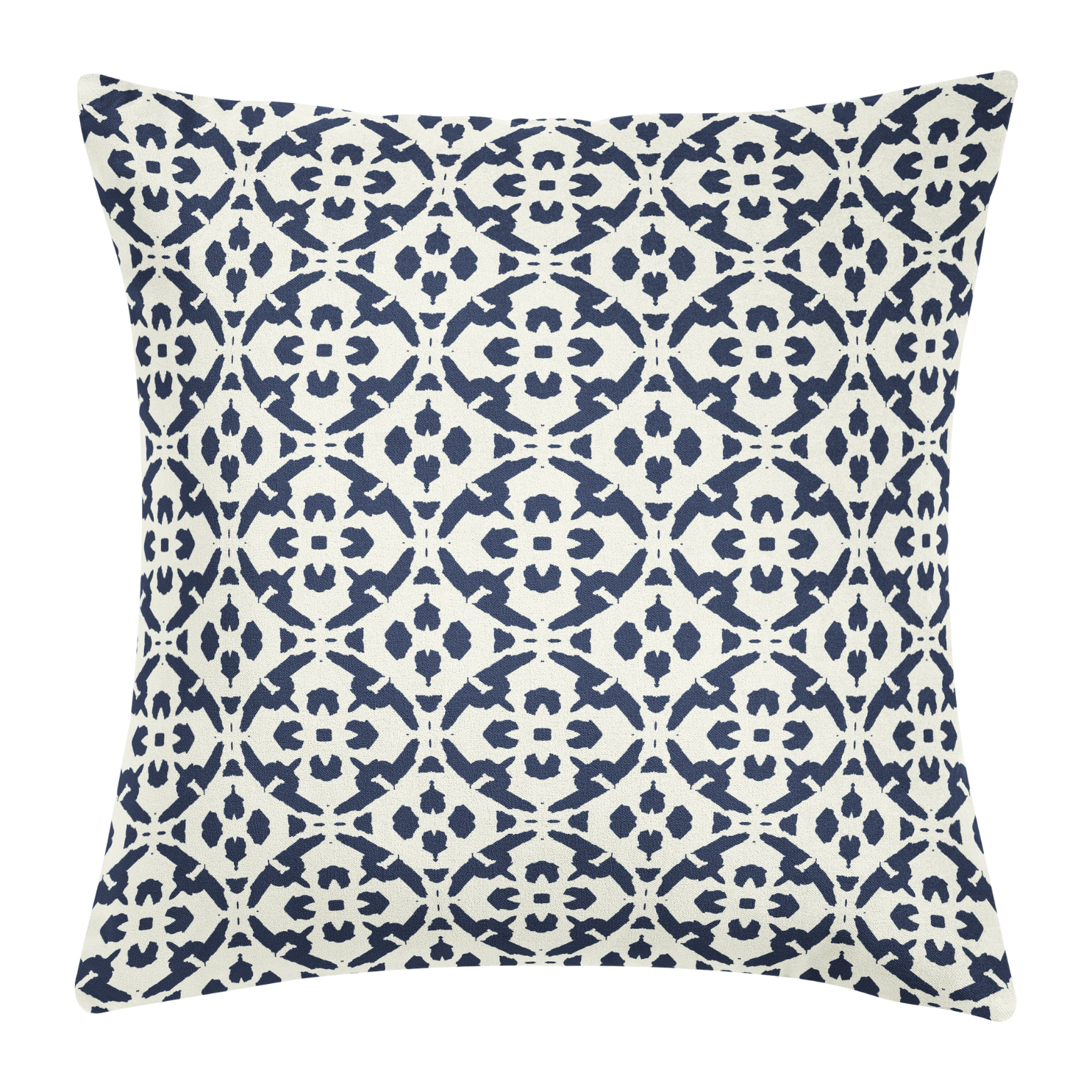 Porto Tiles Navy 22x22 Pillow