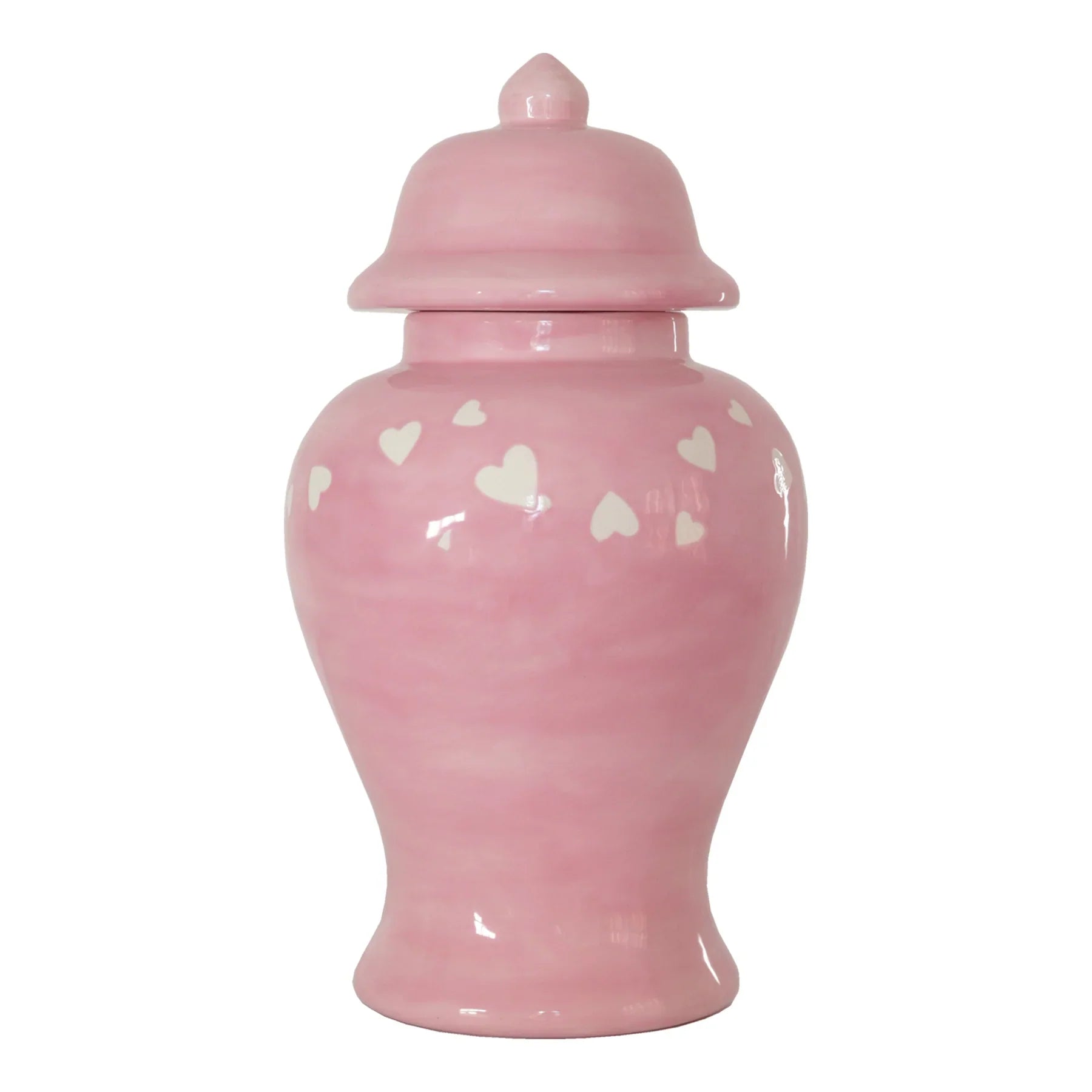 "Love is in the Air" Ginger Jars in Bubble Gum Pink