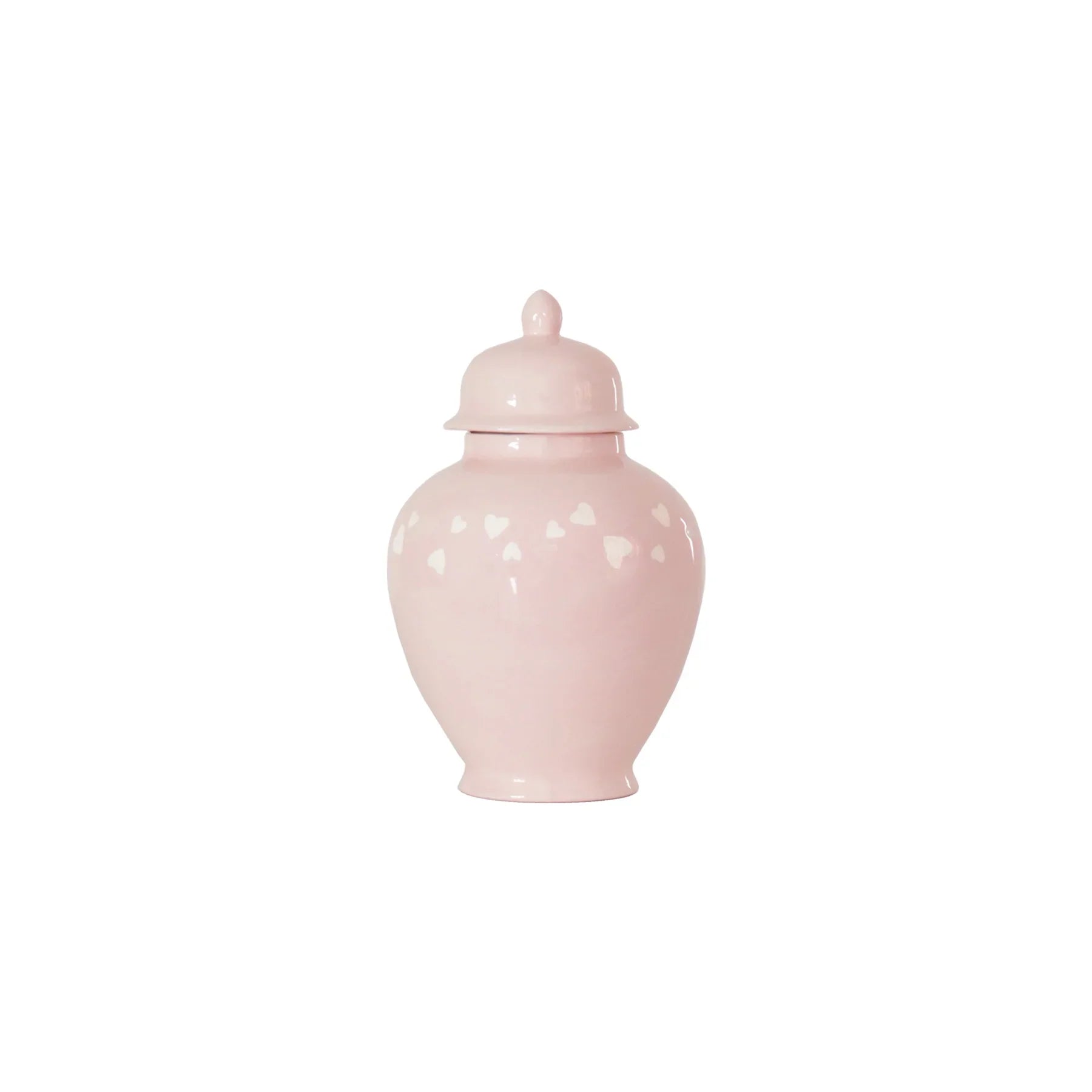 "Love is in the Air" Ginger Jars in Cherry Blossom Pink