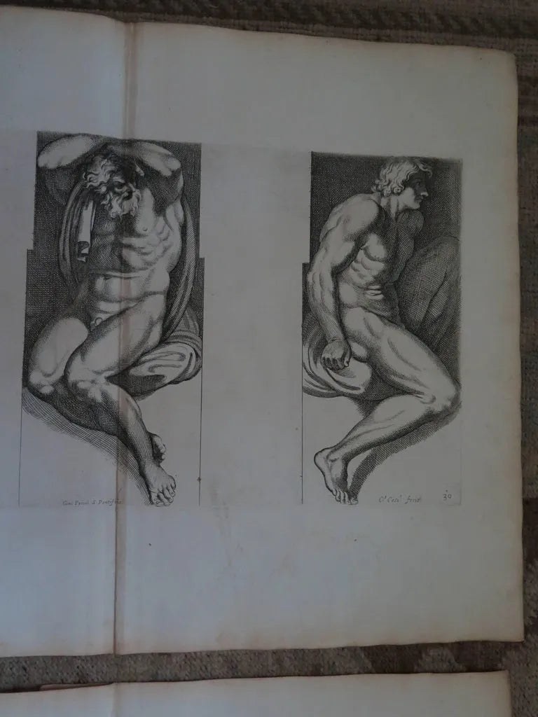 17th Century Pair of Engravings by Carlo Cesion