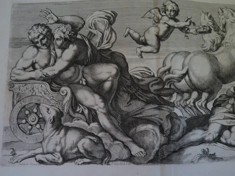 Engraving by Carlo Cesion - 17th Century