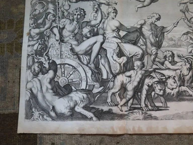 17th Century Engraving by Carlo Cesion