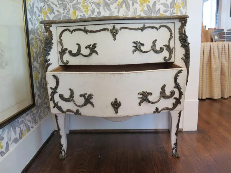 19th Century Swedish Painted Rococo Commode