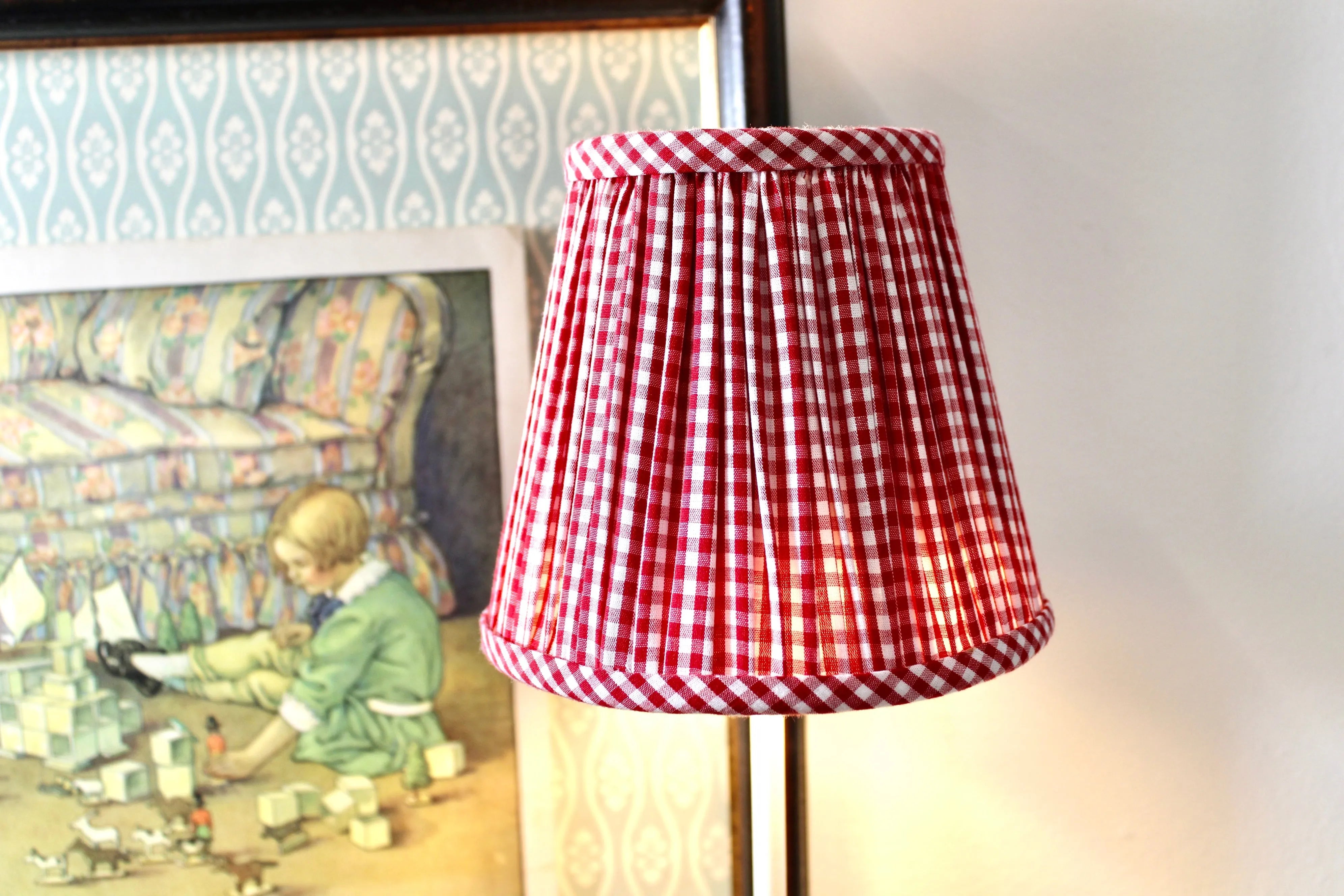 Maison Maison Design Empire in Gingham Red