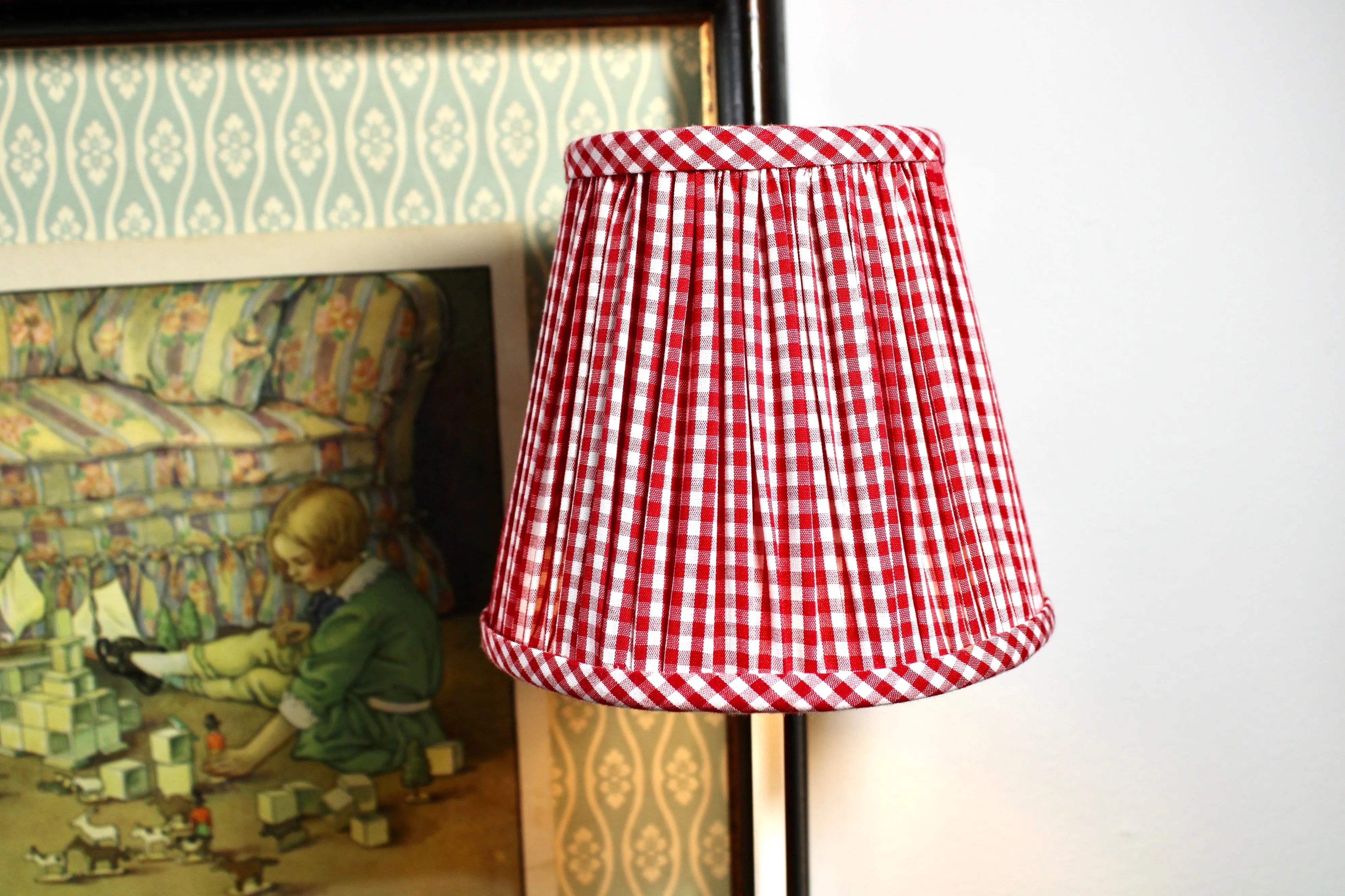 Maison Maison Design Empire in Gingham Red