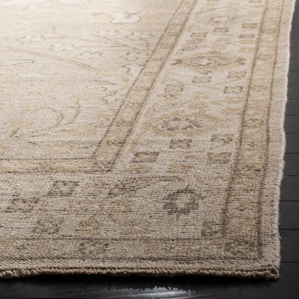 Izmir Wool Rug in Gold and Ivory