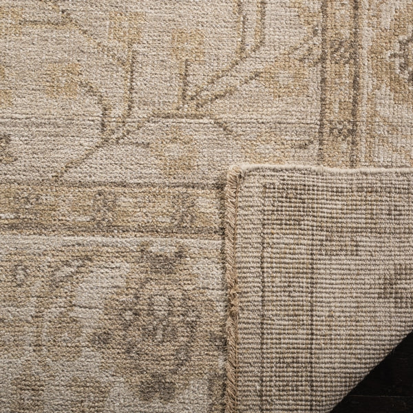 Izmir Wool Rug in Gold and Ivory