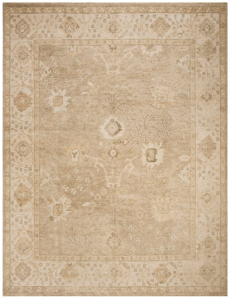 Izmir Wool Rug in Gold and Ivory