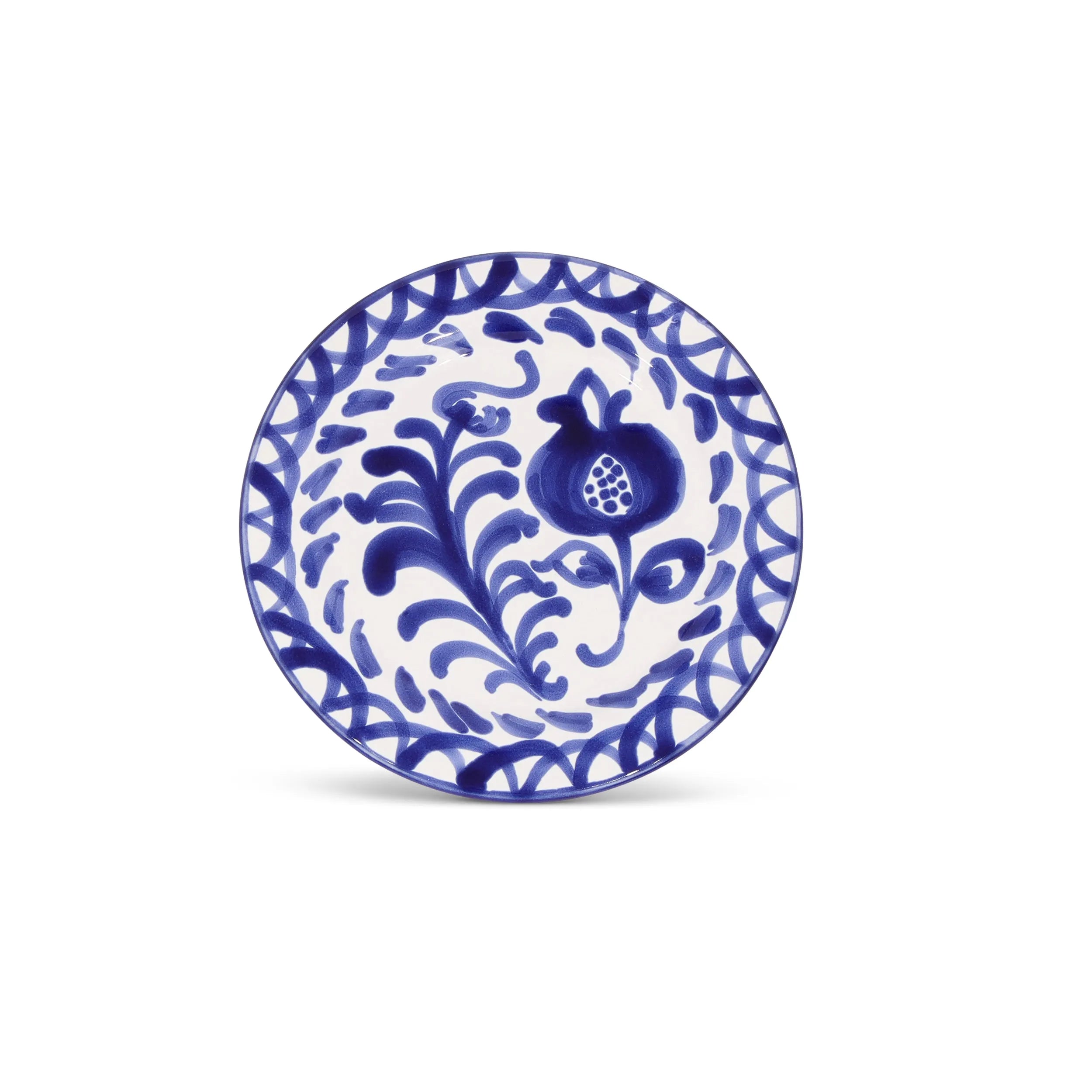 MINI plate with hand painted designs