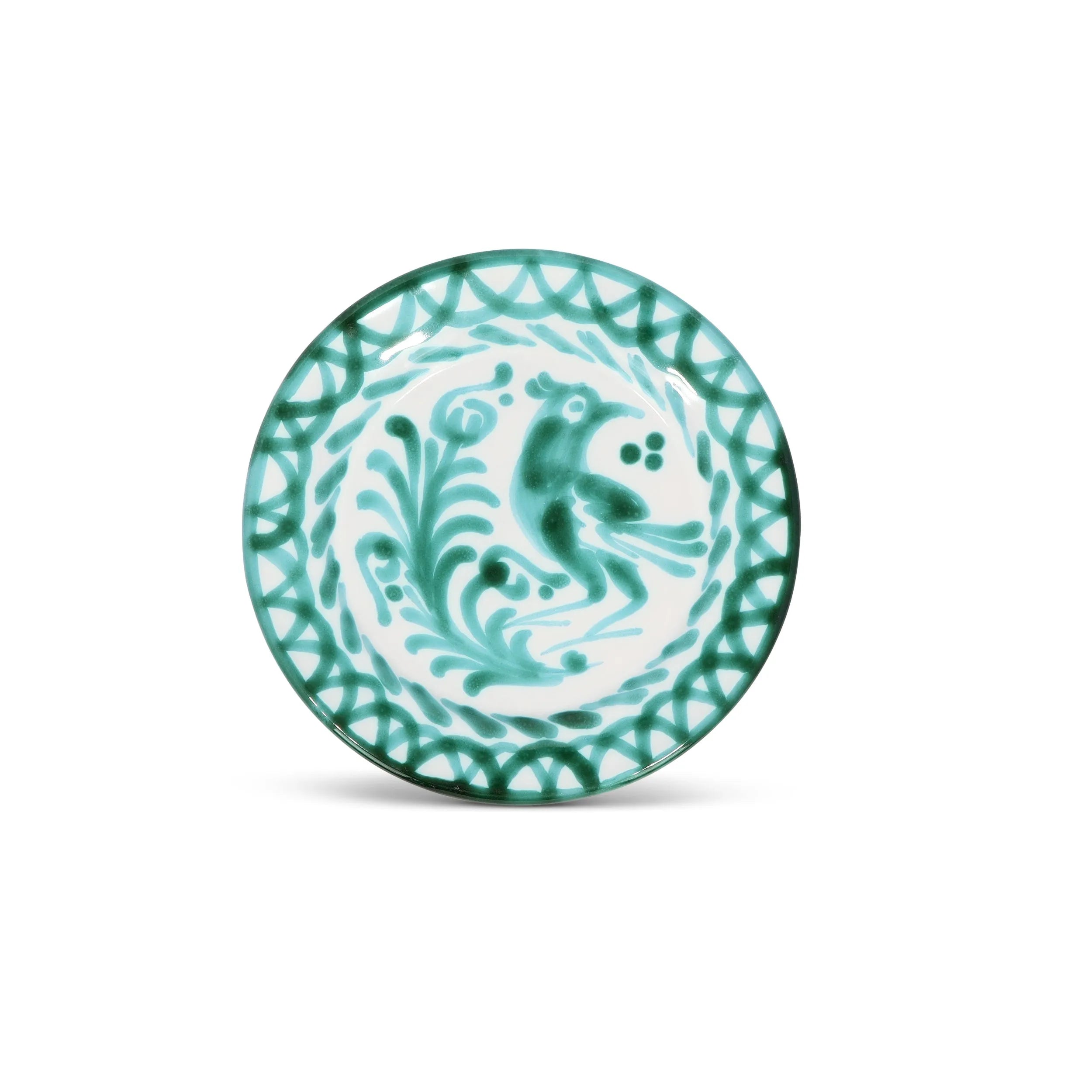 MINI plate with hand painted designs