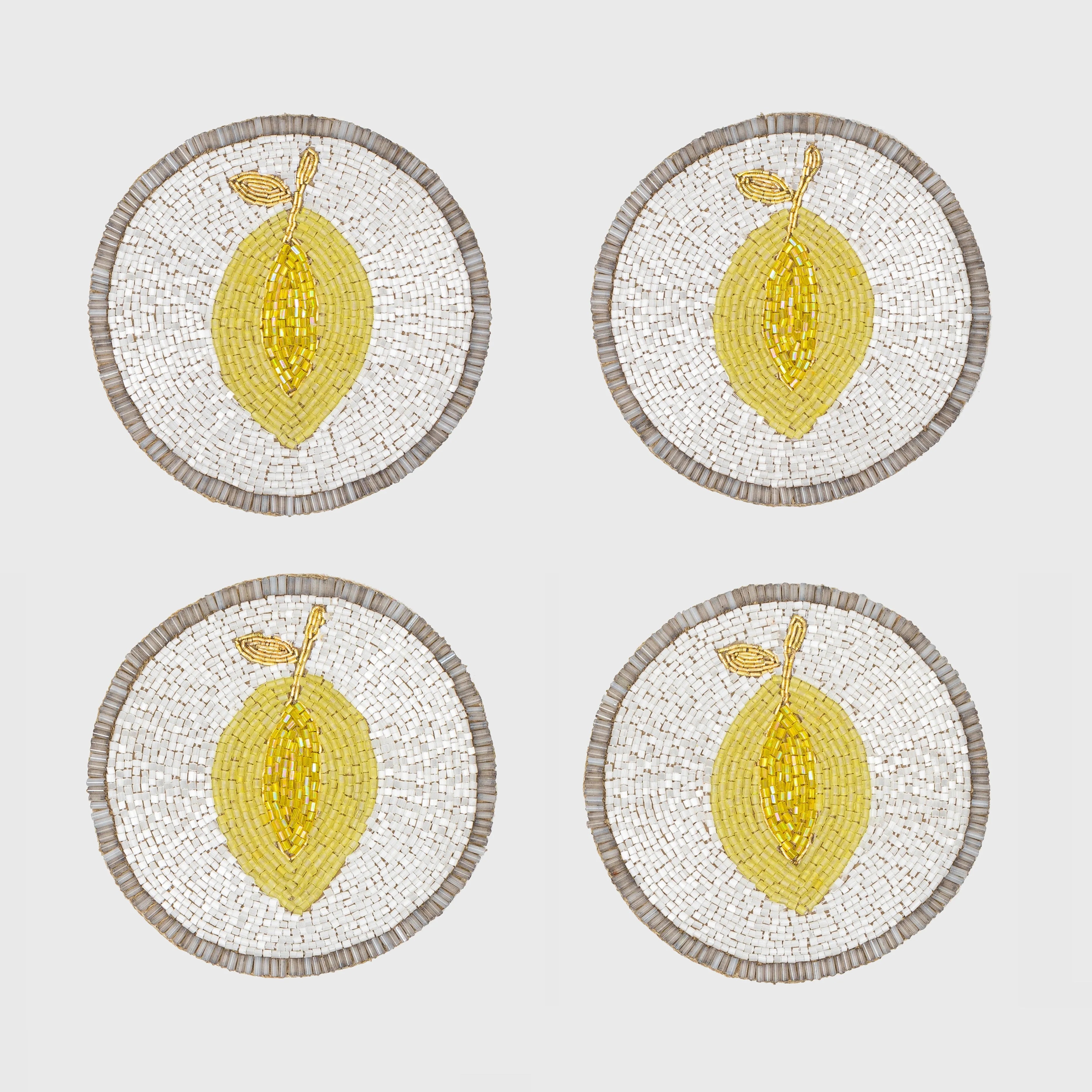 Lemon coasters