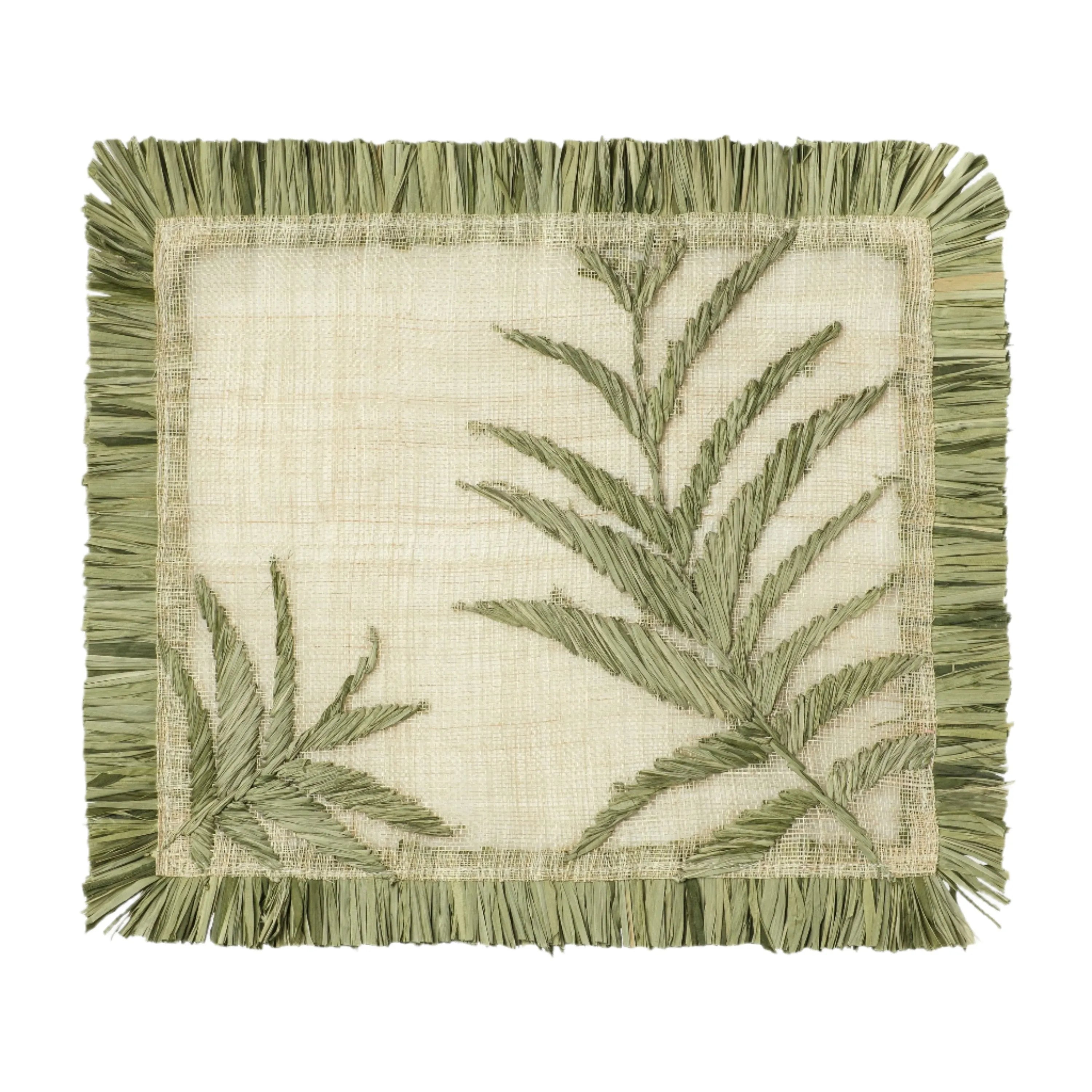 Straw frond placemat, set of four