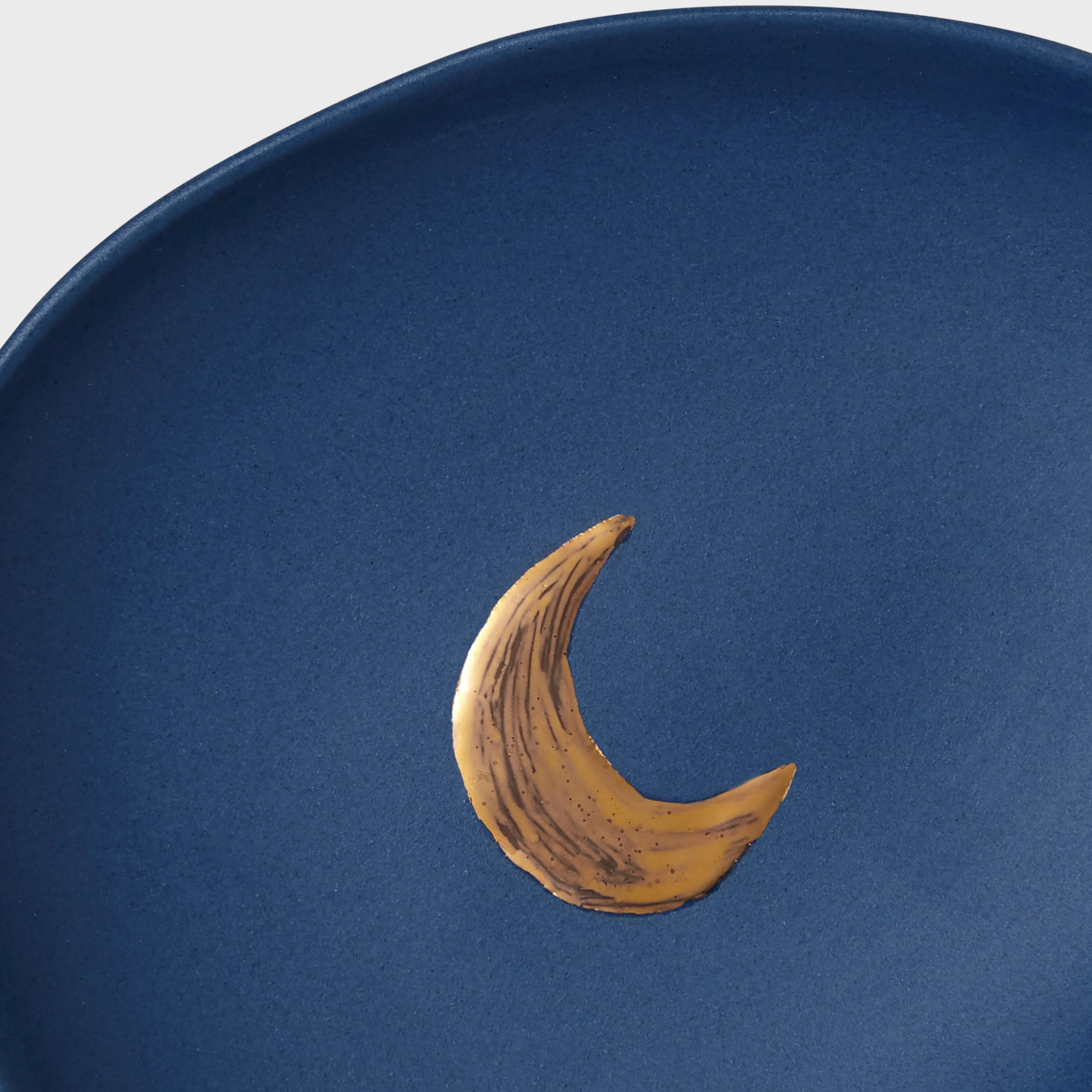 Moon porcelain ring dish