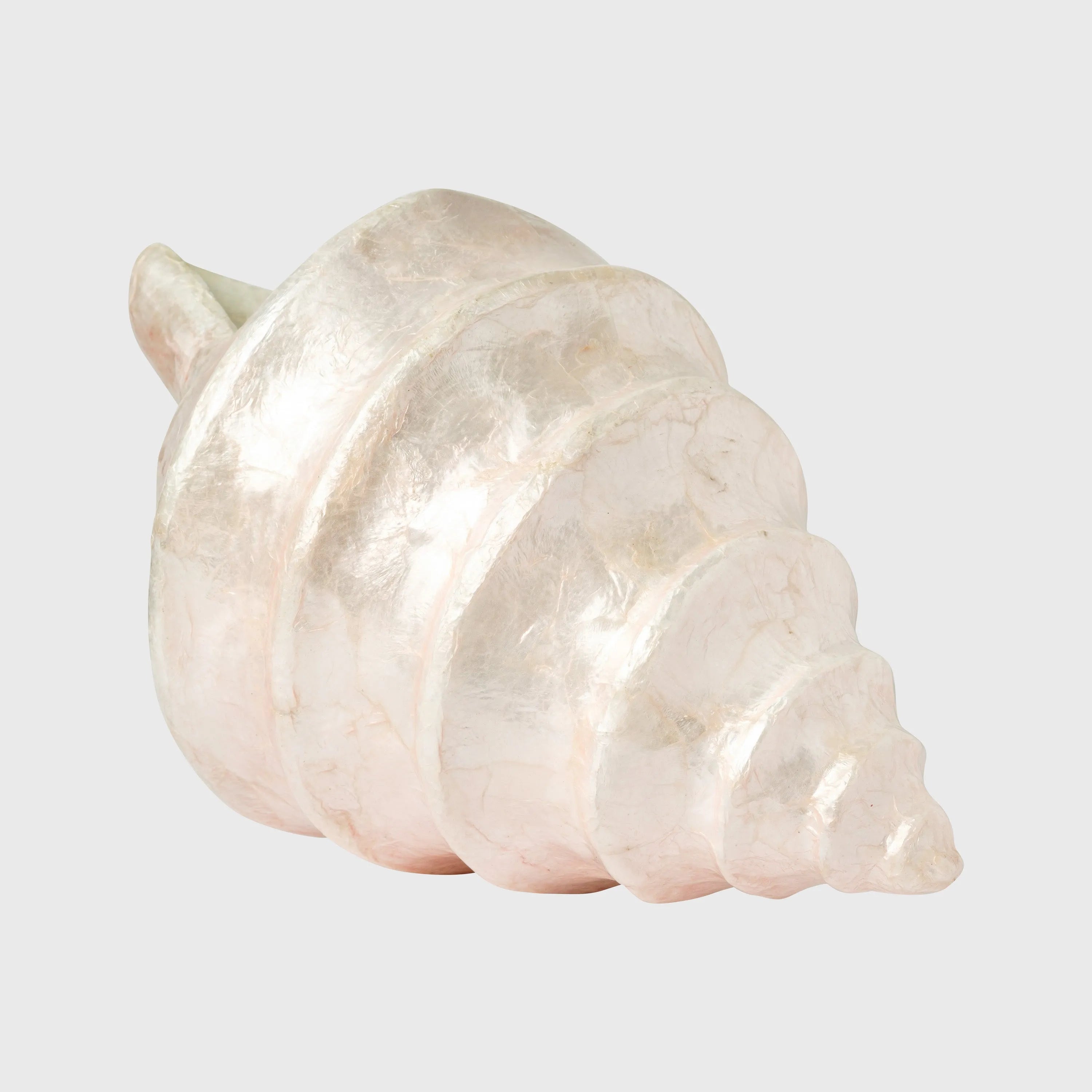 Capiz shell decorative object