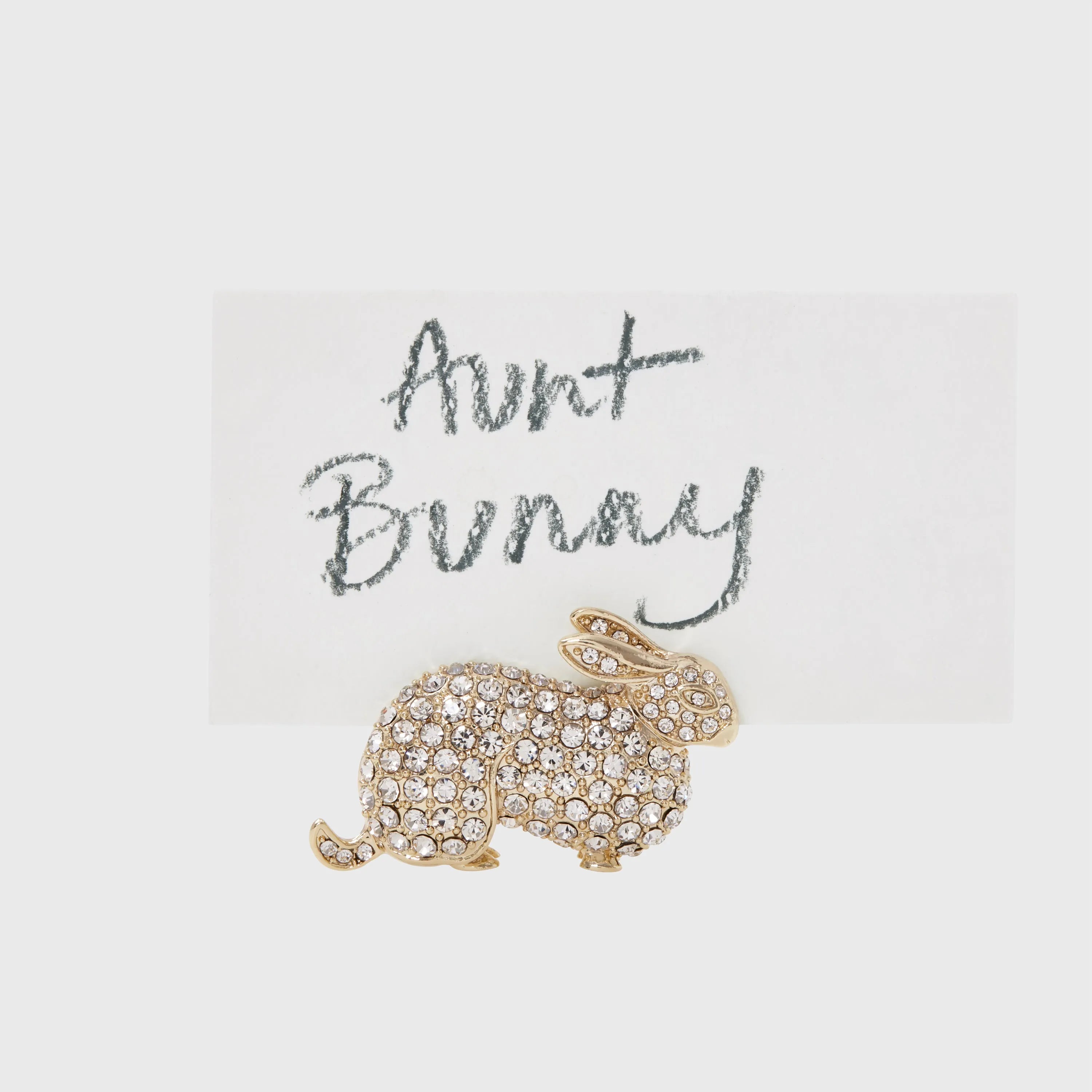 Bunny placecard holders, set of two