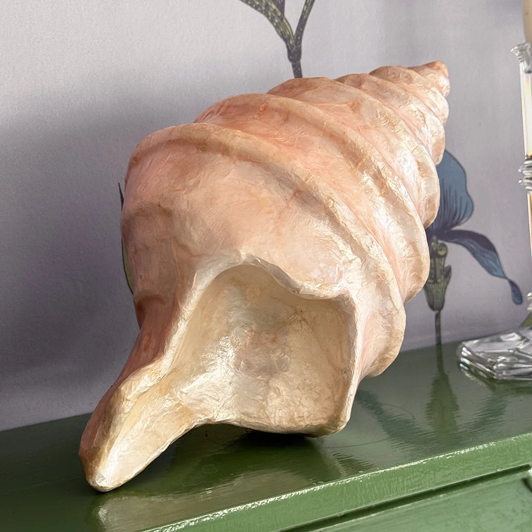 Capiz shell decorative object