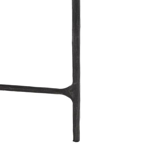 Safavieh Jessa Black Round Metal Coffee Table