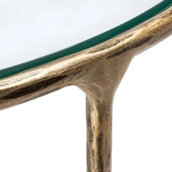 Safavieh Jessa Brass Forged Metal Console Table