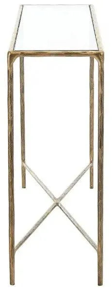 Safavieh Jessa Brass Forged Metal Rectangle Console Table