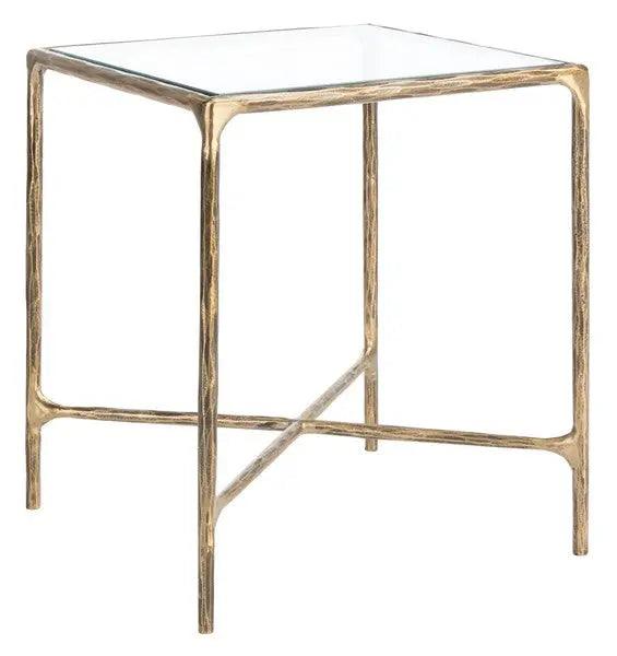 Safavieh Jessa Brass Forged Metal Square End Table