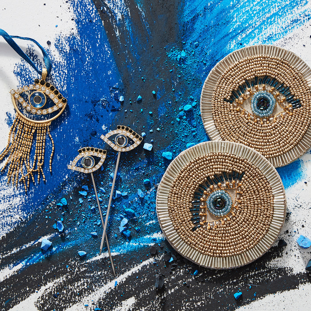 Evil eye coasters