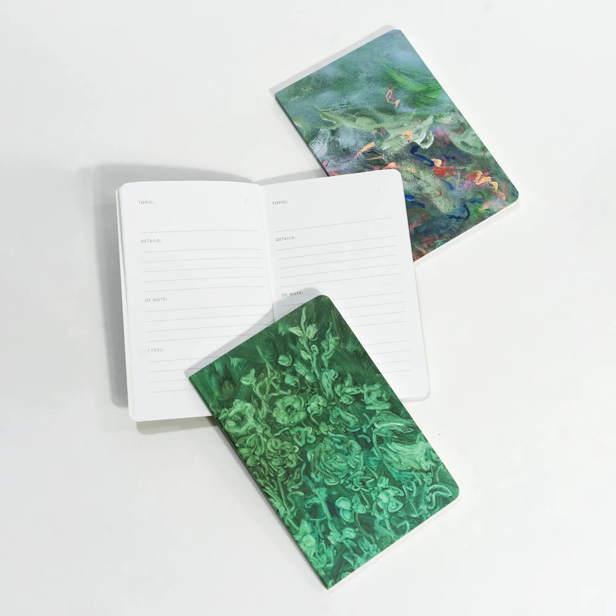 Set of 3 Pocket Journals - Impressions of  The Secret Garden