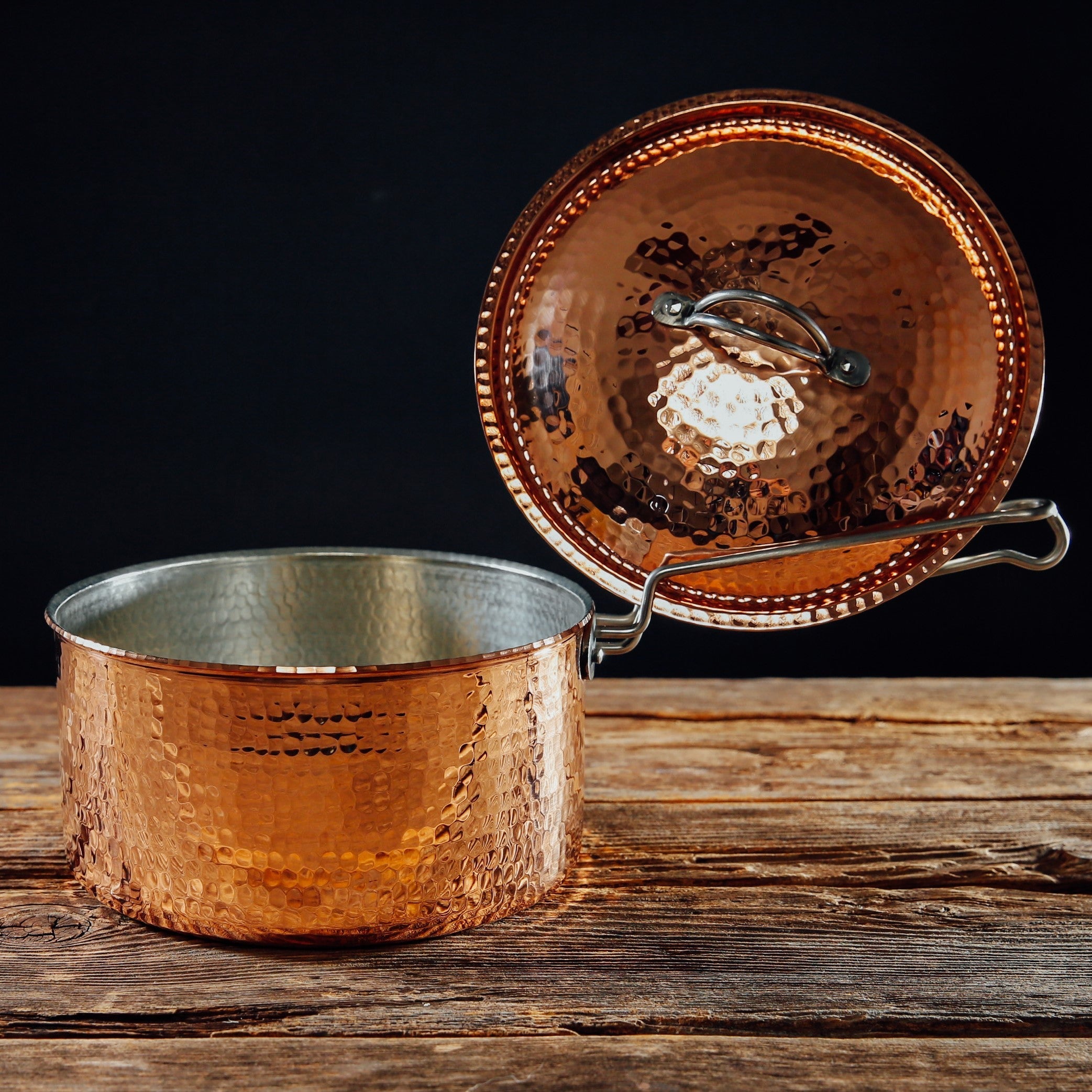 Copper Saucepan 1.5 quart and 2.5 quart