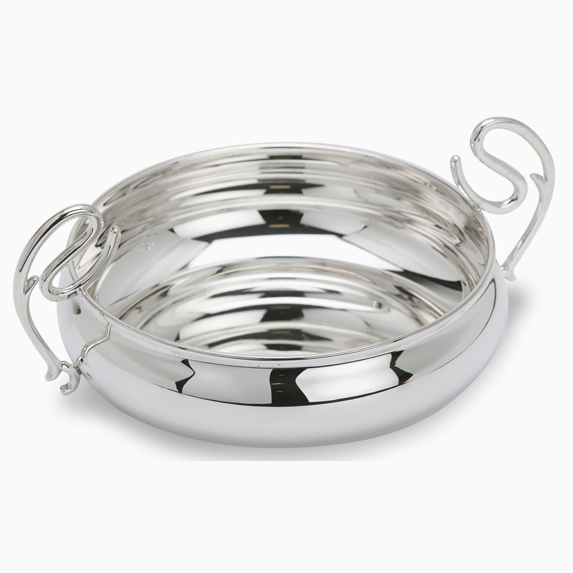 Curve Sterling Silver Baby Porringer by Krysaliis