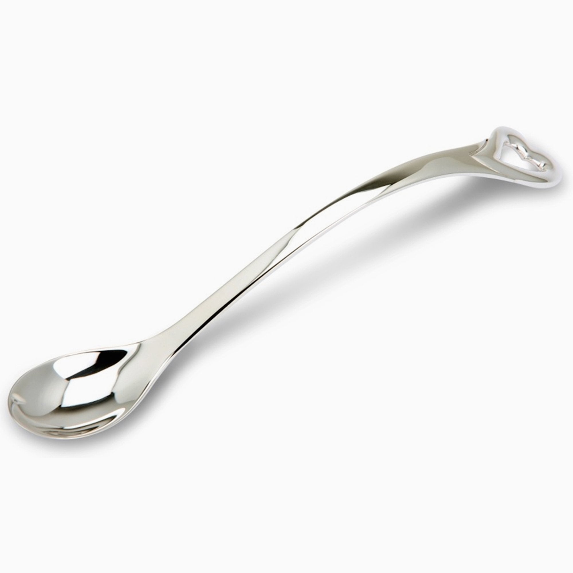 Heart Sterling Silver Baby Feeding Spoon by Krysaliis