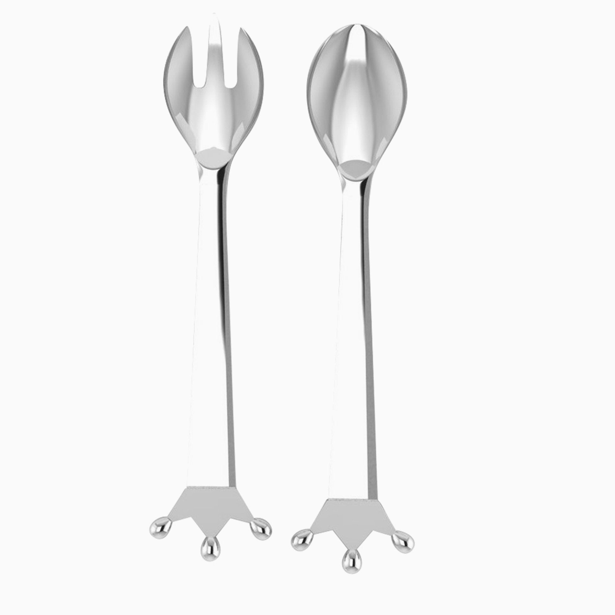 Majestic Sterling Silver Baby Spoon Fork Set by Krysaliis