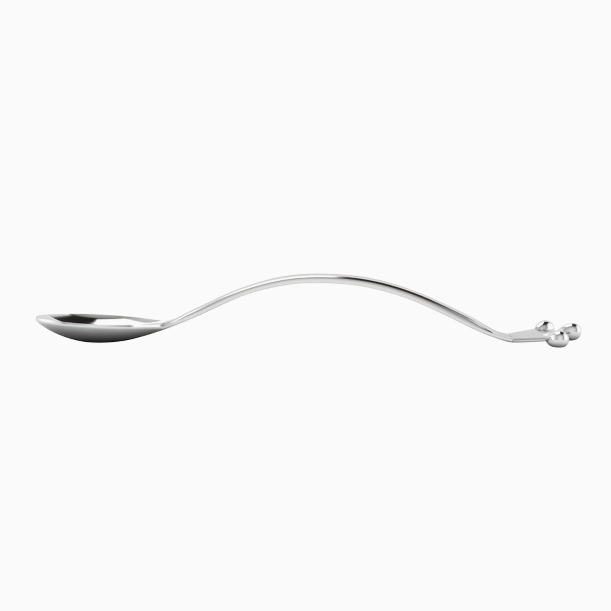 Majestic Sterling Silver Baby Feeding Spoon by Krysaliis