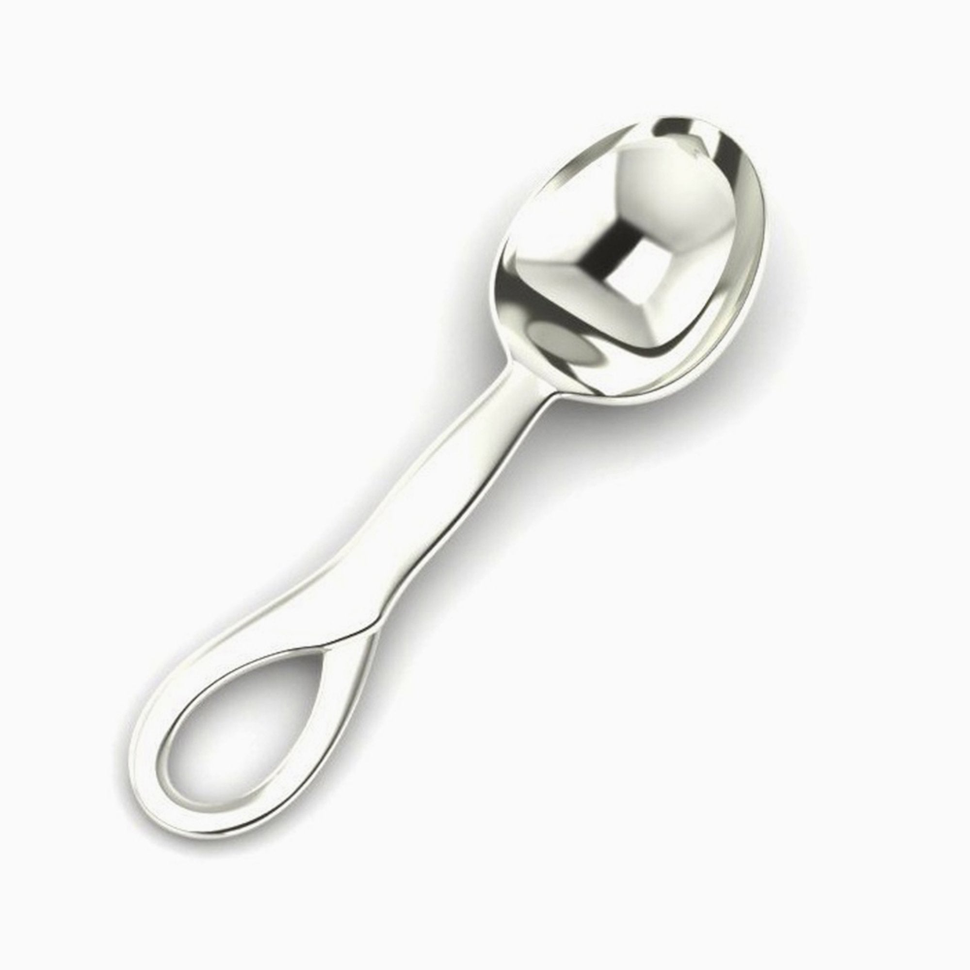 Sophie Sterling Silver Baby Feeding Spoon by Krysaliis