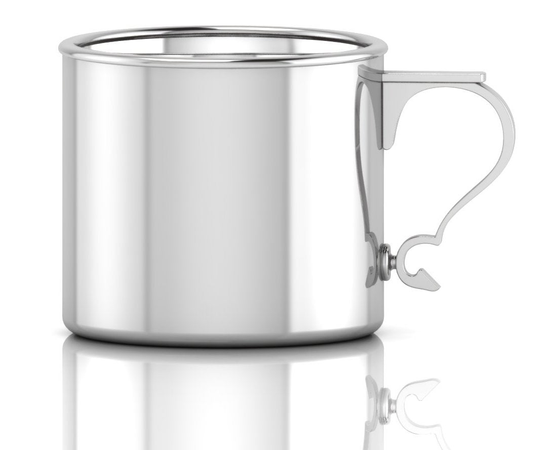 Krysaliis Sterling Silver Baby Cup - Modern Handle