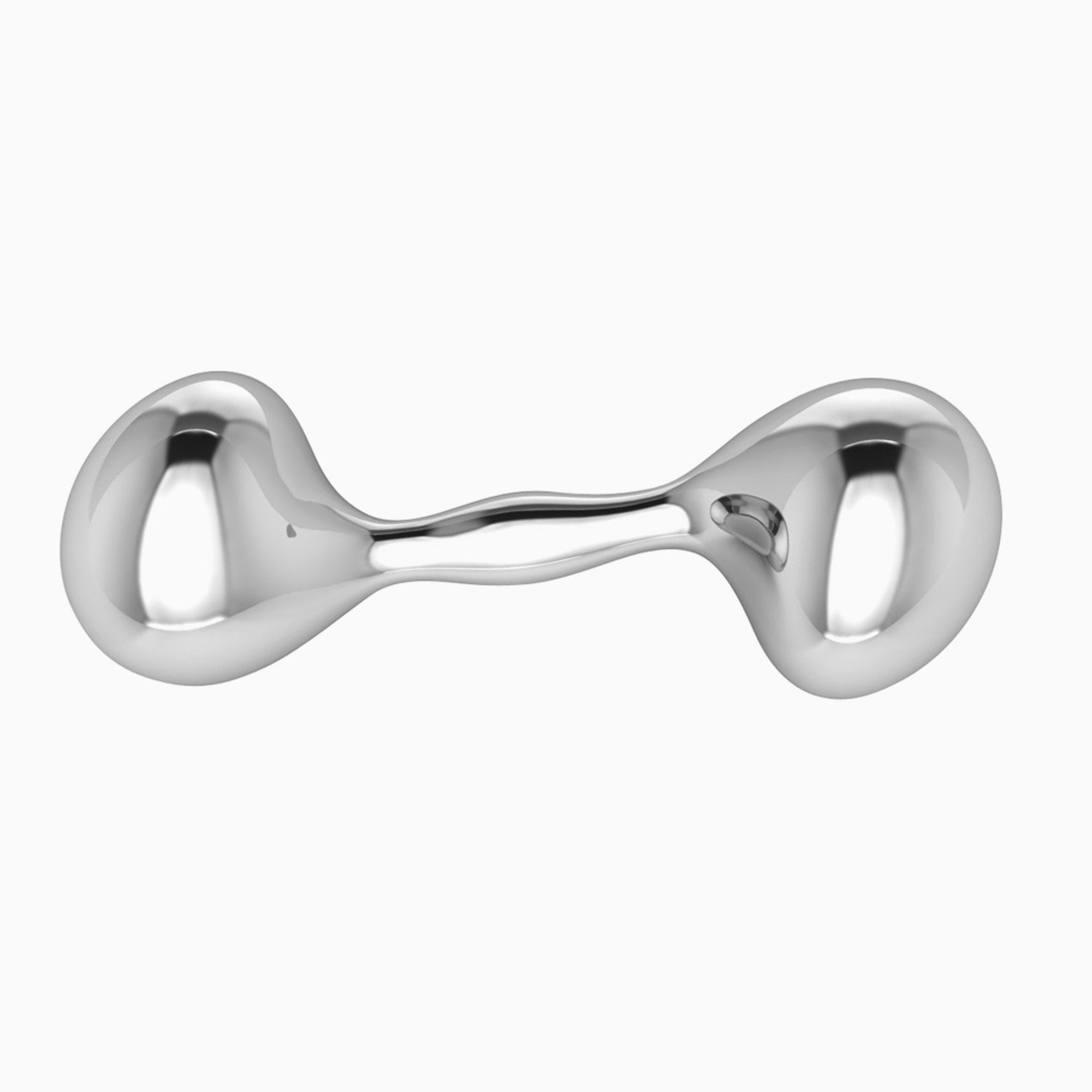 Krysaliis Sterling Silver Dumbbell Rattle - New Generation