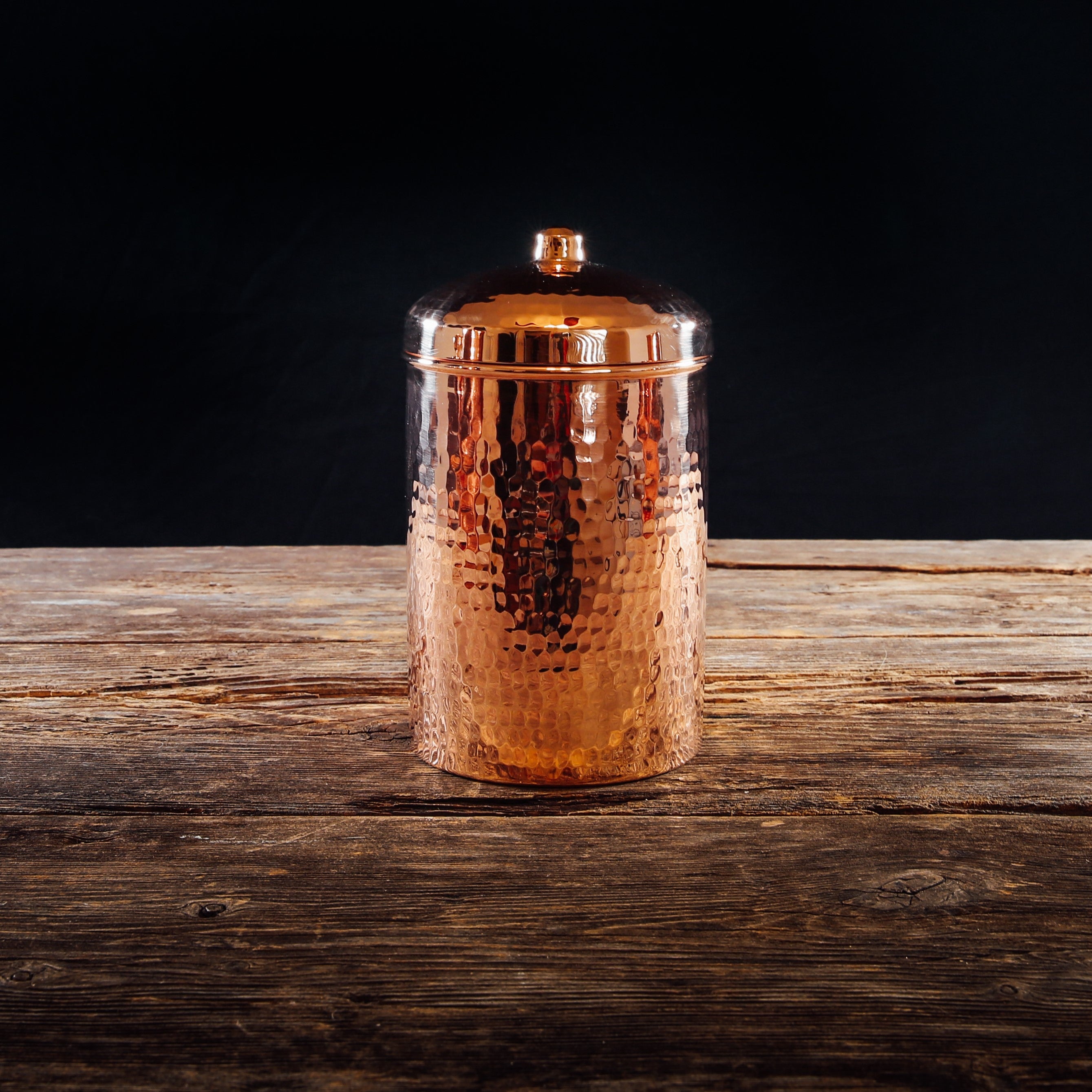 Copper Kitchen Canisters - Individual Sizes