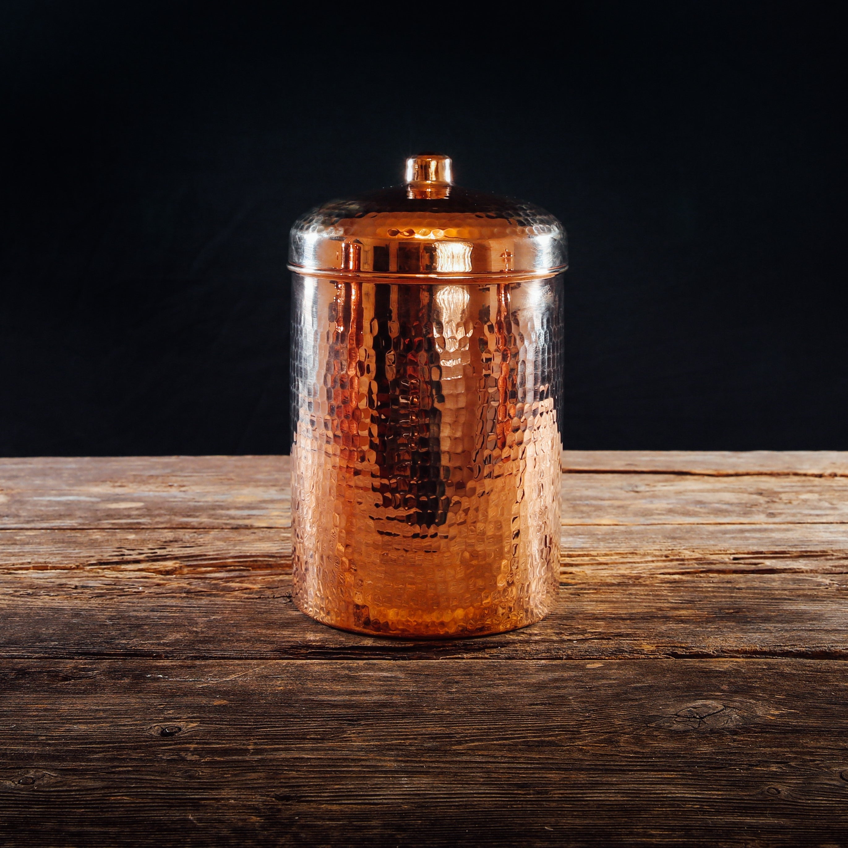 Copper Kitchen Canisters - Individual Sizes