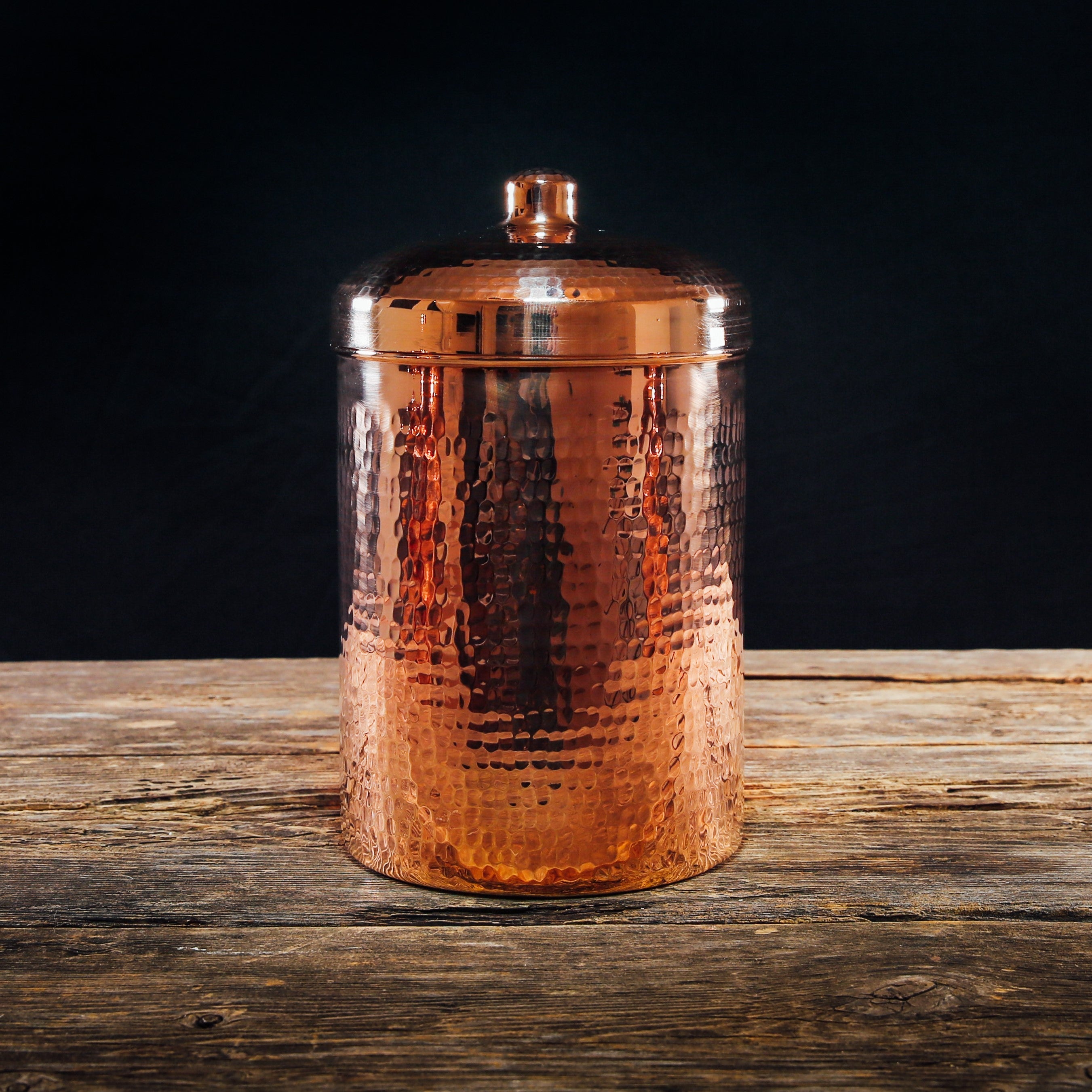 Copper Kitchen Canisters - Individual Sizes