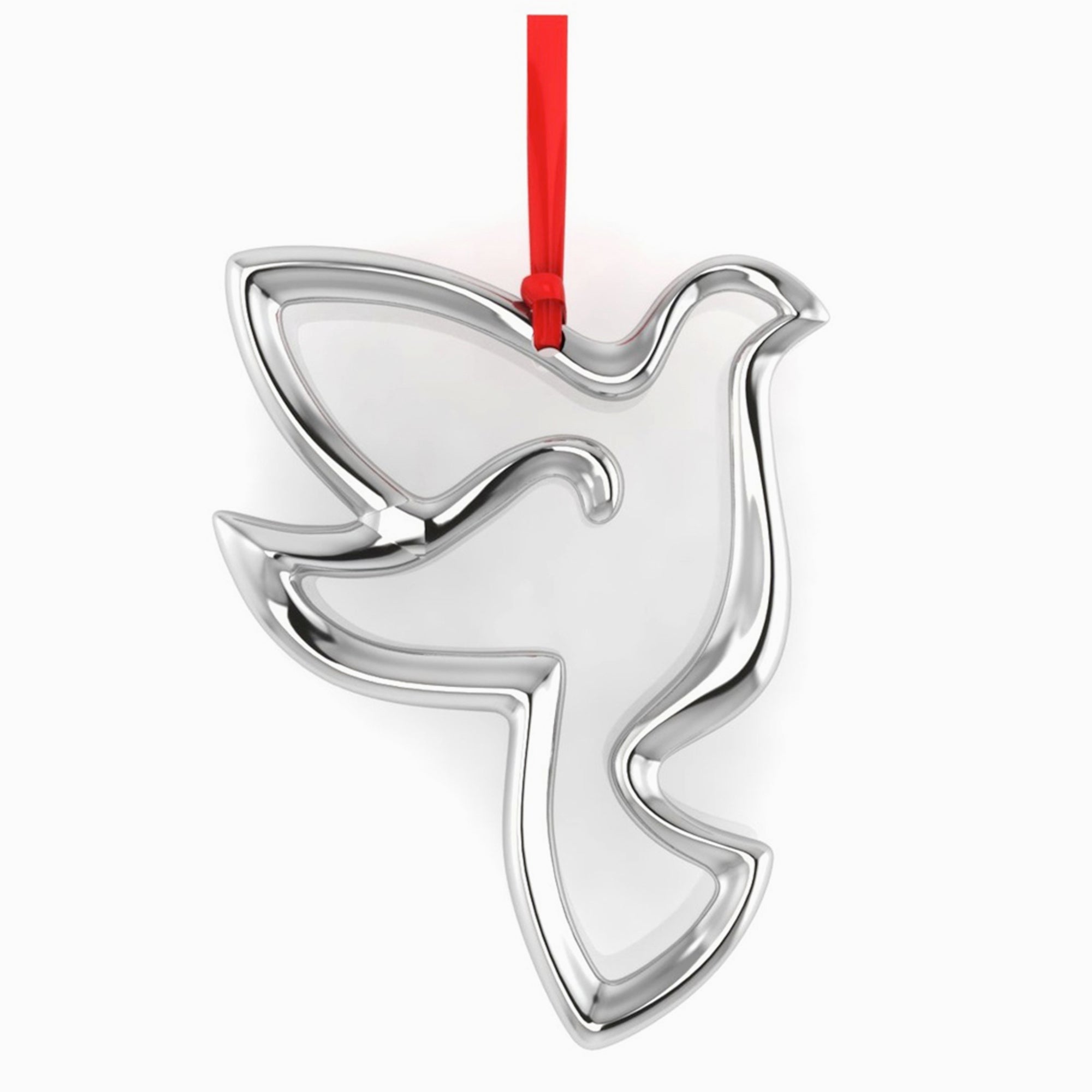 Sterling Silver Dove  Ornament for Christmas by Krysaliis