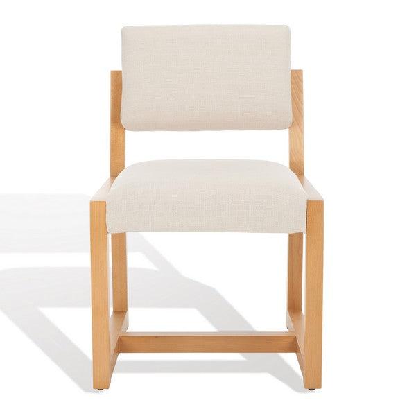 Safavieh Galileo Beige Linen Dining Chair