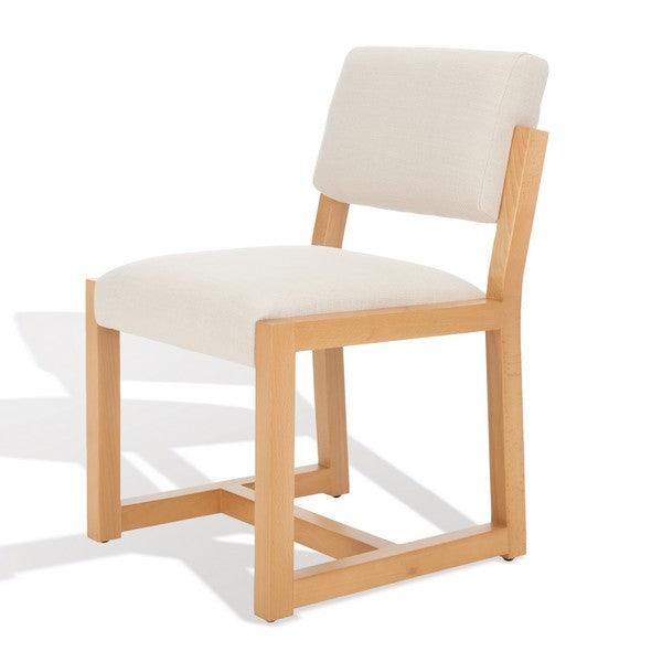 Safavieh Galileo Beige Linen Dining Chair