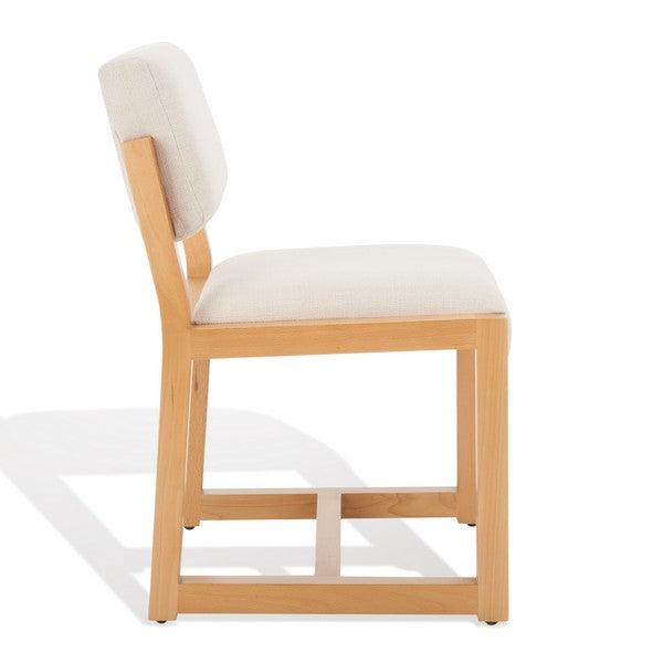 Safavieh Galileo Beige Linen Dining Chair