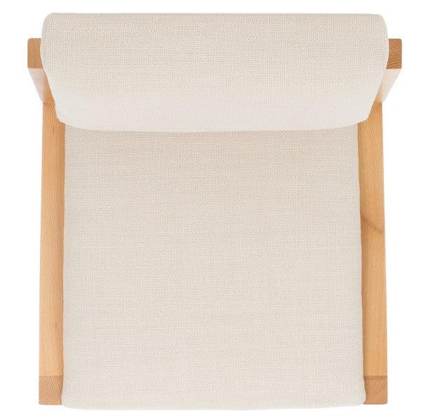 Safavieh Galileo Beige Linen Dining Chair