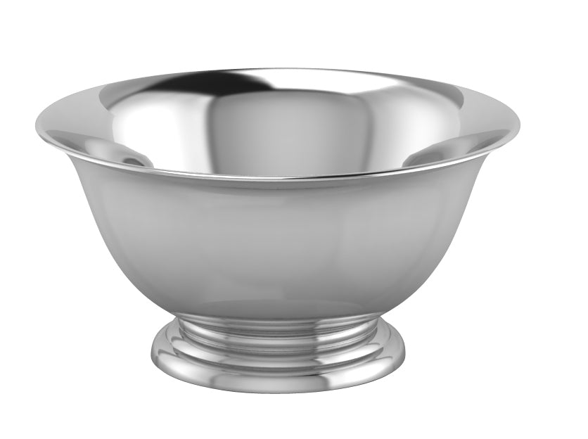 Krysaliis Silver Plate Classic Revere Bowl - 6.5"