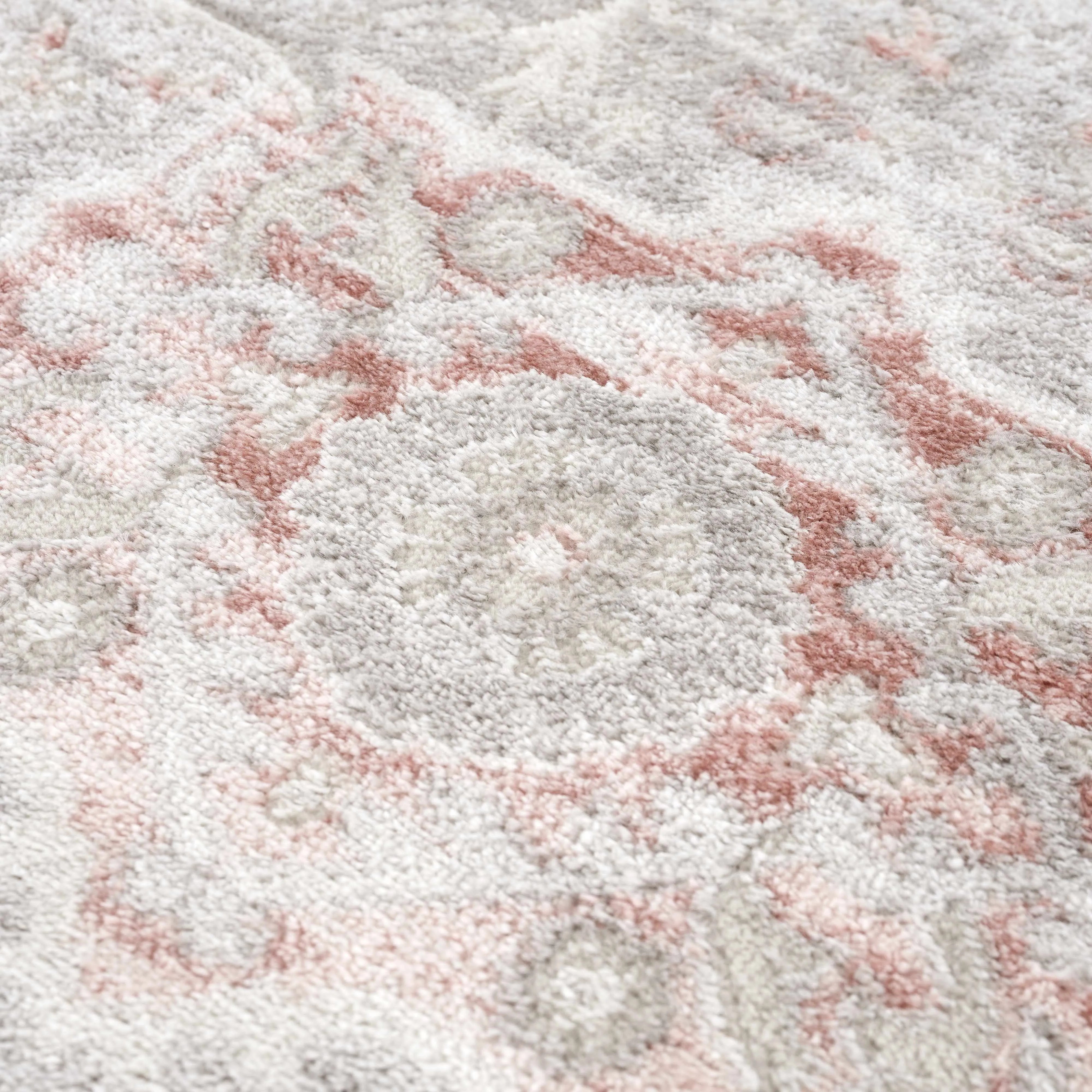 Damla Distressed Pink Hues Rug - Limited Edition