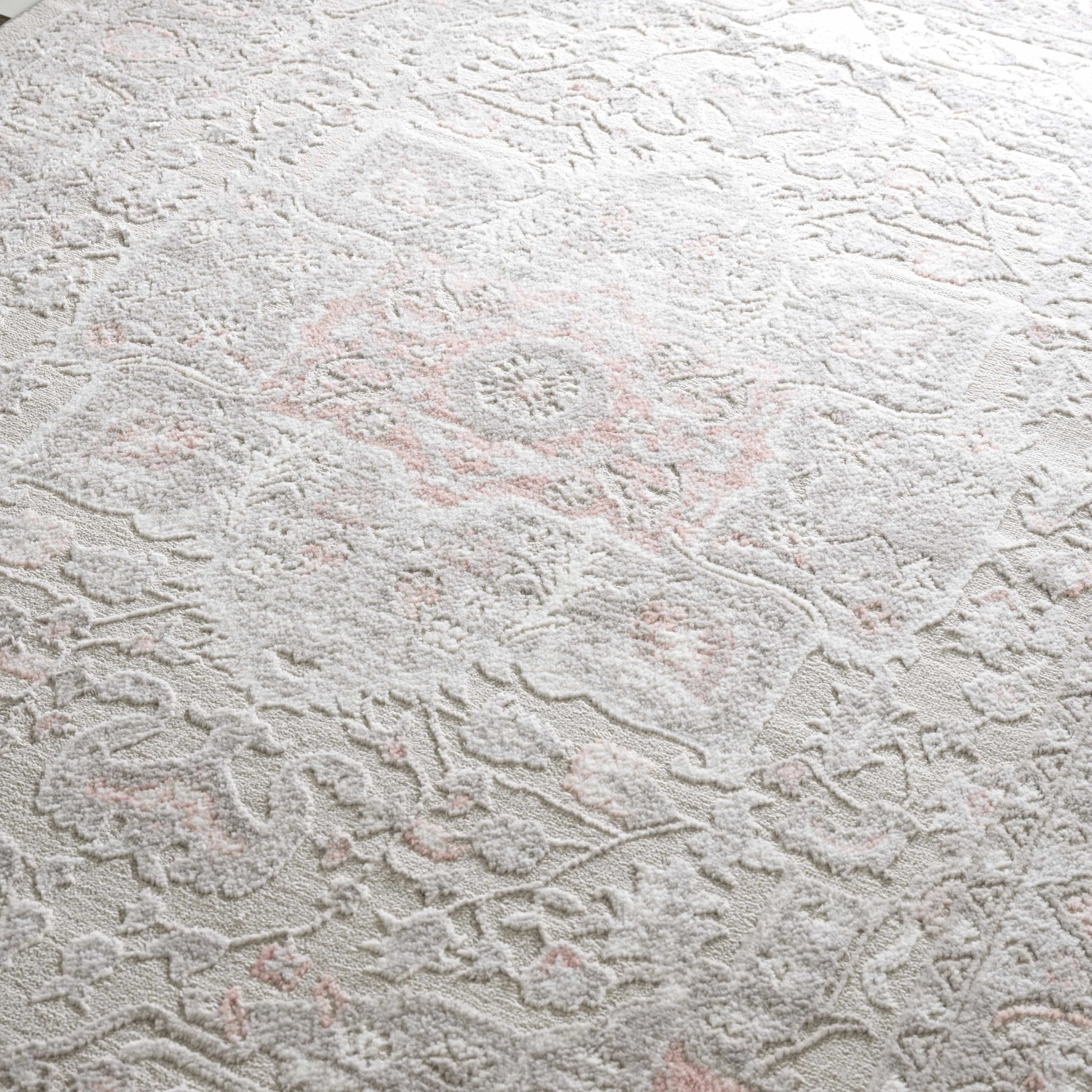 Damla Distressed Pink Hues Rug - Limited Edition