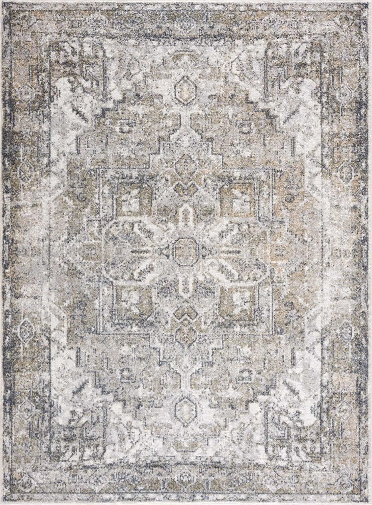 Olive Hera Washable Area Rug