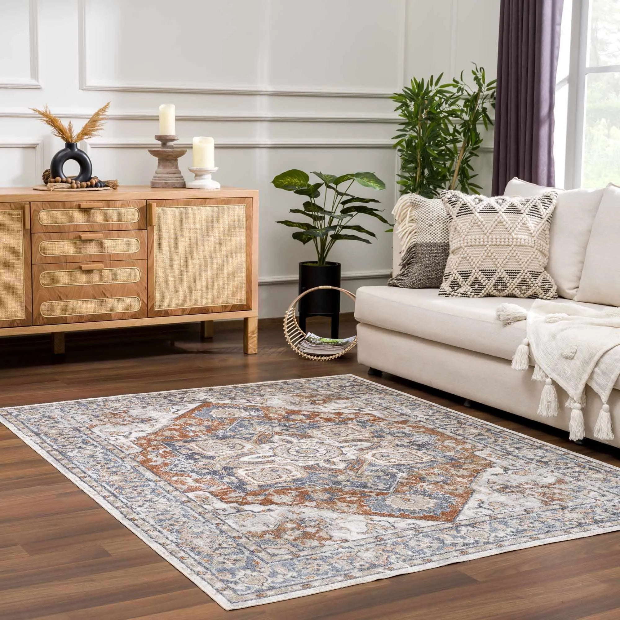 Erna Washable Distressed Rug - Limited Edition