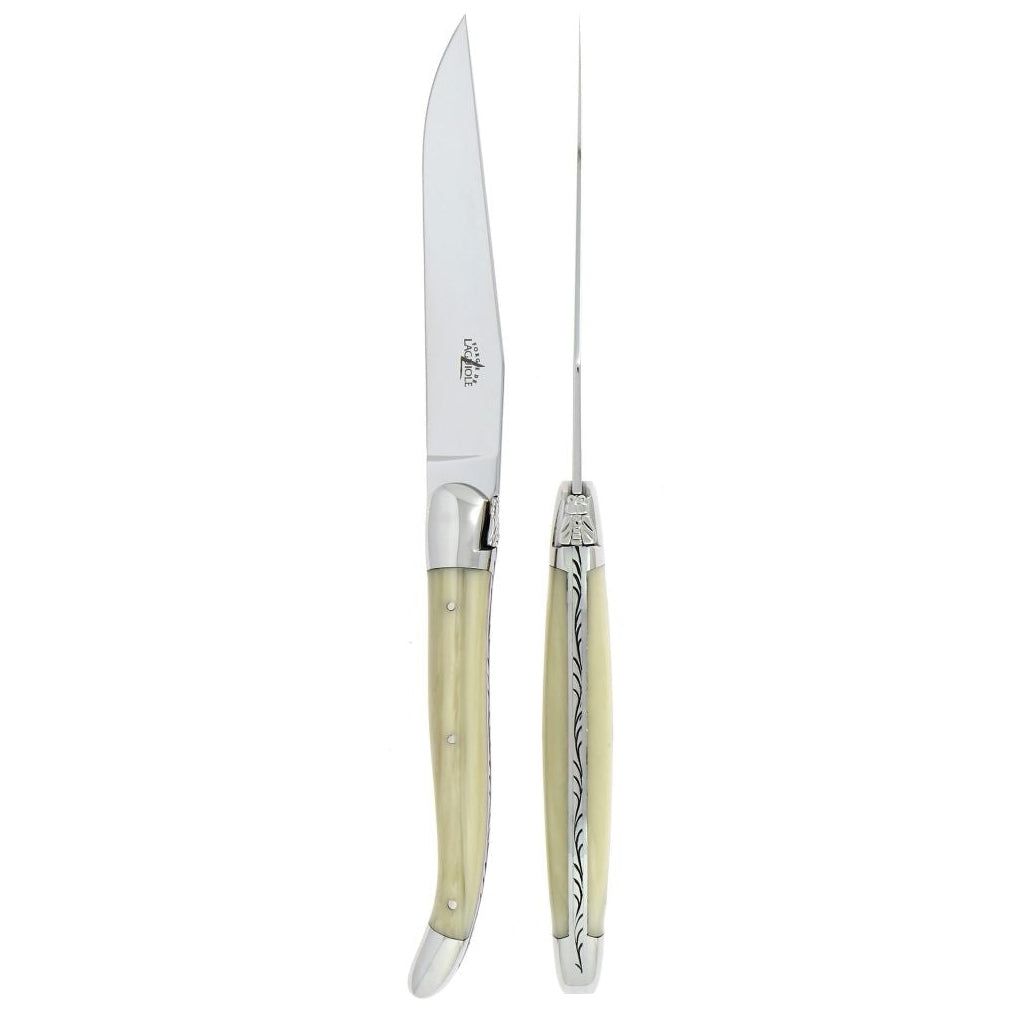 Laguiole 2 Piece Steak Knife Set Opalescence