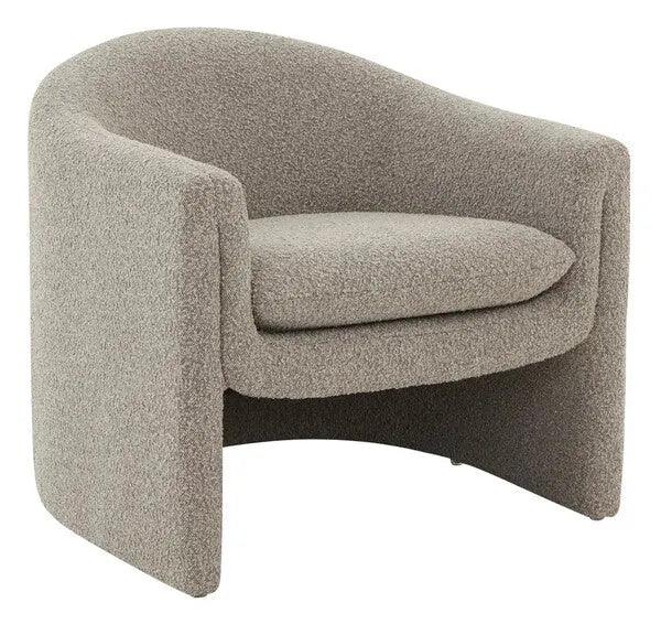 Safavieh Laylette Light Grey Boucle Accent Chair